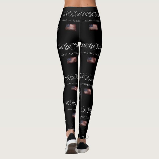 NOUS, LE PEUPLE, AVONS EU SUFFISAMMENT DE Leggings (Dos)