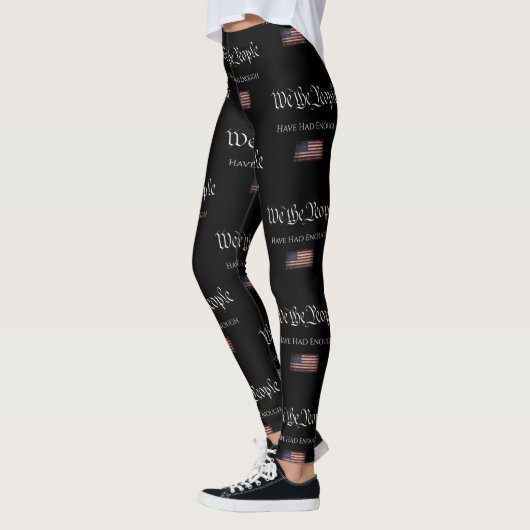NOUS, LE PEUPLE, AVONS EU SUFFISAMMENT DE Leggings (Gauche)