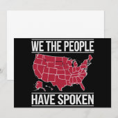 Nous le Peuple Avons Parlé Carte de l'élection 202 (Devant / Derrière)