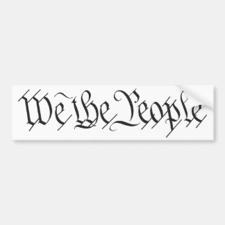 Nous Le Peuple Bumper Sticker
