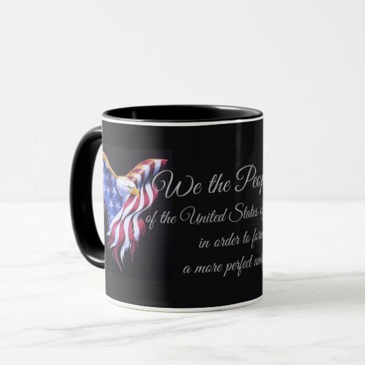 Nous Le Peuple Café Mug (Devant gauche)