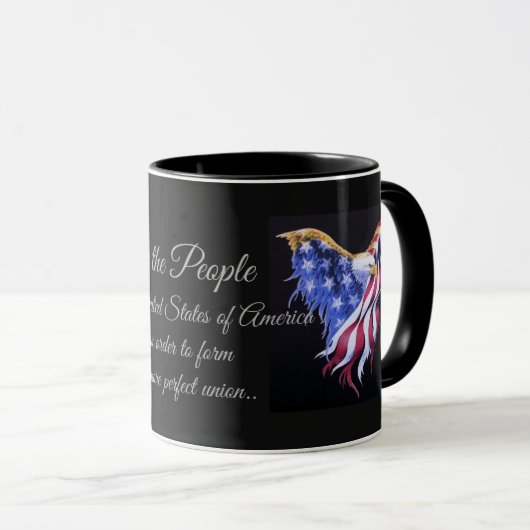 Nous Le Peuple Café Mug (Devant droit)