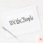 NOUS LE PEUPLE - CONSTITUTION - Stickers patriotiq (Enveloppe)