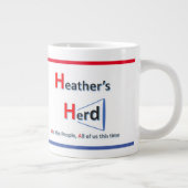 Nous, le peuple Jumbo Mug - le troupeau de Heather (Droite)