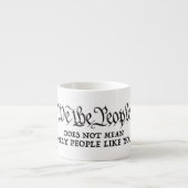 Nous Le Peuple - Pas Seulement Vous Épresso Mug (Devant)