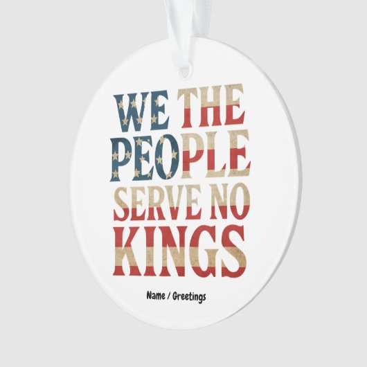 Nous, Le Peuple, Servions Le Patriote Pro-Démocrat (devant)