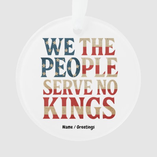 Nous, Le Peuple, Servions Le Patriote Pro-Démocrat (devant)