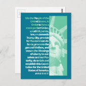 Nous Le Peuple Statue De La Liberté Résiste Carte  (Devant / Derrière)