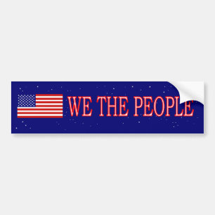 Nous Le Peuple Sticker Nous Drapeau