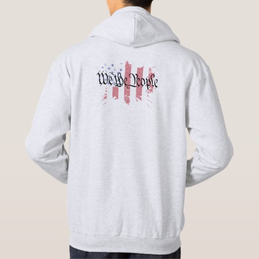 Nous le peuple Sweat - shirt à capuche américain d (Dos)