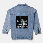 Nous le peuple veste en jean (Verso)