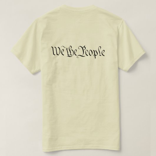 Nous le T-shirt du Peuple (Design dos)