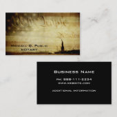 Nous les cartes de visite de personnes (Devant / Derrière)