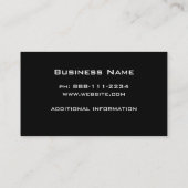 Nous les cartes de visite de personnes (Dos)