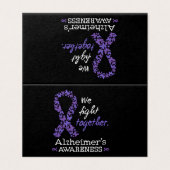 Nous luttons ensemble - Sensibilisation à Alzheime (Outside Unfolded)