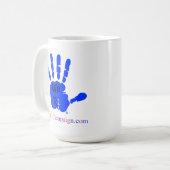 Nous (main bleue) tasse R1 (Devant gauche)
