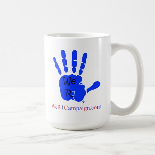 Nous (main bleue) tasse R1 (Droite)
