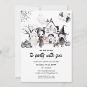 Nous mourons de fête | Invitation de la fête d'Hal (Devant)