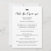 Nous n'abandonnons pas le faire-part mariage repor (Devant)