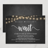 Nous n'avons pas pu attendre, Invitation de Fête d (Devant / Derrière)