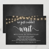 Nous n'avons pas pu attendre, Invitation d'élopeme (Devant / Derrière)