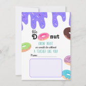 Nous ne connaissons pas le Carte de remerciements  (Devant)