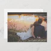 Nous ne pouvions pas attendre la carte postale Fai (Devant / Derrière)