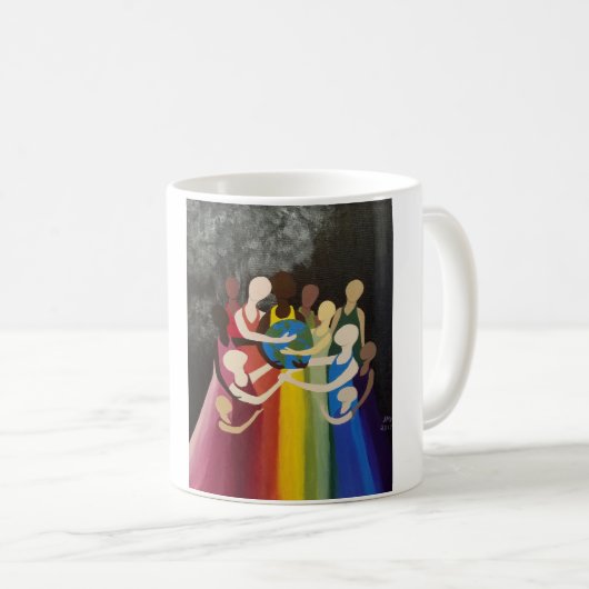 Nous Ne Regarderons Pas Le Monde Brûler La Mug (Devant droit)