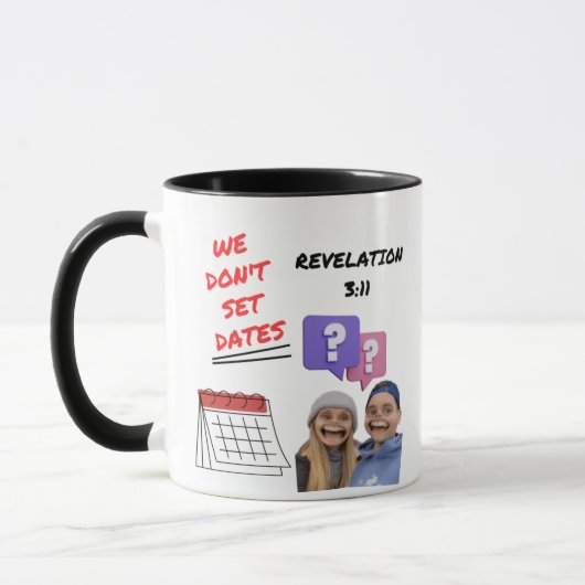 Nous n'établissons pas de dates Mug (Gauche)