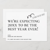 Nous nous attendons à une Faire-part de grossesse  (Devant / Derrière)