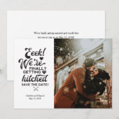 Nous nous marions enfin, carte de sauvegarde de la (Devant / Derrière)