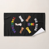 Nous nous rassemblons | EMPREINTE DE PATTE | Diver (Serviette à main)