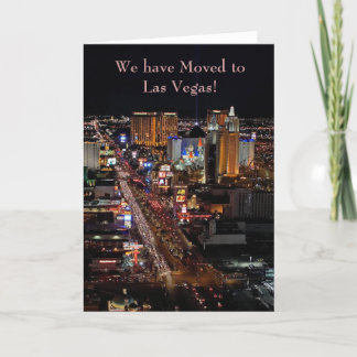 Nous nous sommes déplacés à Las Vegas ! Carte de