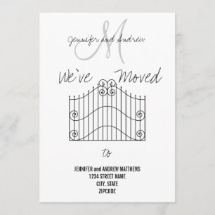 Nous nous sommes déplacés au nouveau faire-part