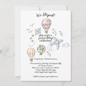 Nous nous sommes enfuis - Cartes d'invitation de c (Devant)