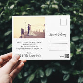 Nous nous sommes mariés, Carte postale de mariage 