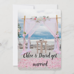 Nous nous sommes mariés ! Faire-part du mariage