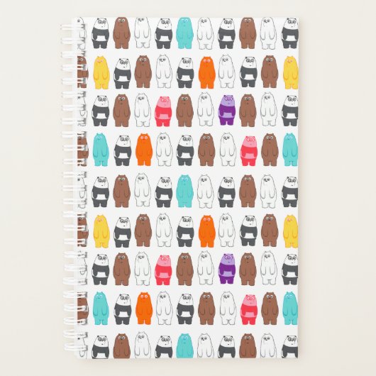 Nous Ours nu Motif d'ours coloré (Devant)