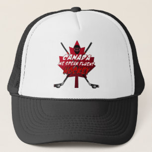 Nous parlons Casquette Humour de Hockey Fluent Can