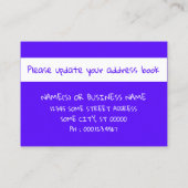 nous passons à cali carte de visite (Dos)