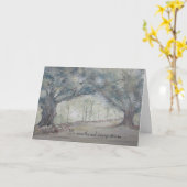 Nous patinés chaque tempête - carte de voeux (Fleur jaune)