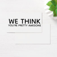 Nous pensons que vous êtes assez génial Gift Tag E