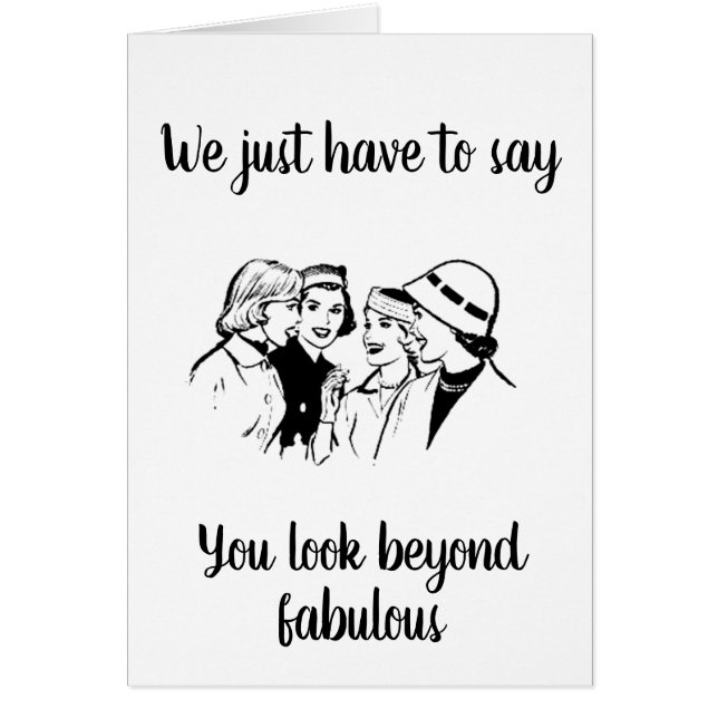 NOUS PENSONS QUE VOUS REGARDEZ *AU-DELÀ DE FABULOU (Devant)