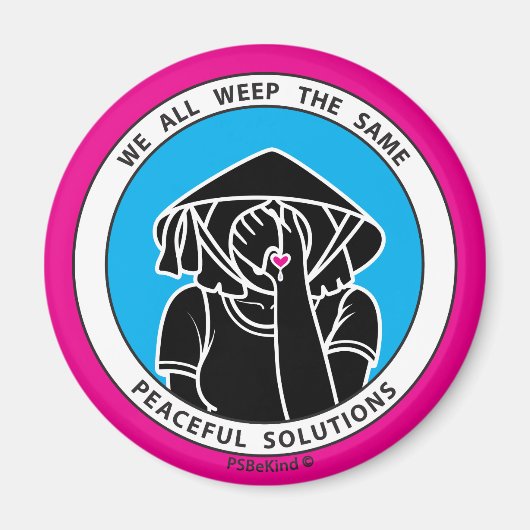 Nous pleurons tous de la même 4 Pink_2.25” Magnet (Devant)