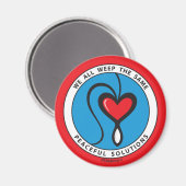 Nous Pleurons Tous Le Même 2_Round Magnet 2.25" (Recto/Verso)