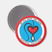 Nous Pleurons Tous Le Même 2_Round Magnet 2.25" (Recto/Verso)