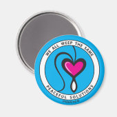 Nous Pleurons Tous Le Même 3_Round Magnet 2.25" (Recto/Verso)