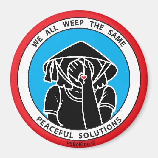 Nous Pleurons Tous Le Même Aimant 4 Rouge_3" (Devant)