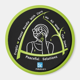 Nous Pleurons Tous Le Même Aimant Rond De 2_3"