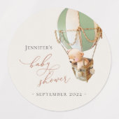 Nous pouvons à peine attendre ! Étiquettes de Baby (Design 1)